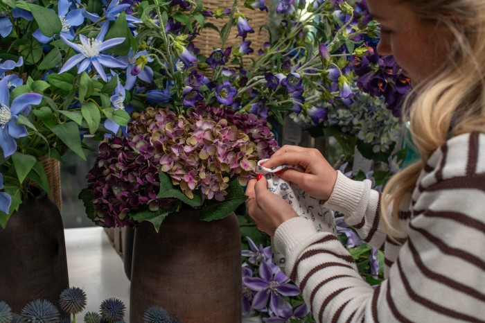 artificial hydrangea