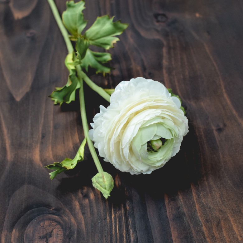 an artificial ranunculus stem